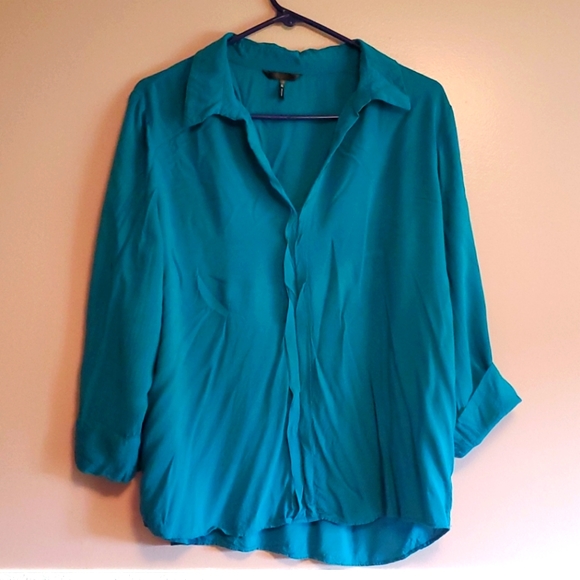 Teal Long Sleeve Shirt - Picture 1 of 2